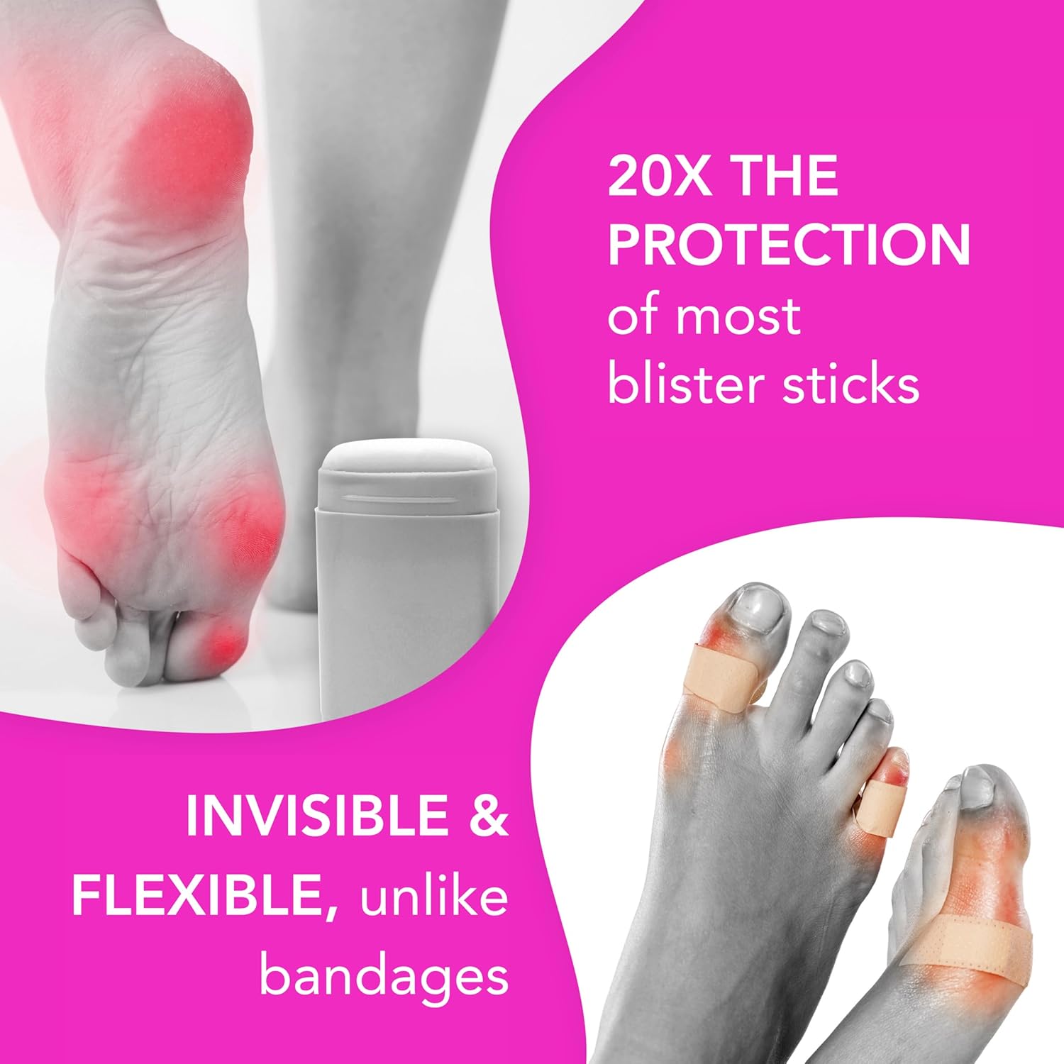 Barefoot Scientist Preheels+ Blister Prevention Spray, Innovative Invisible Protective Barrier Against Blisters : Beauty & Personal Care