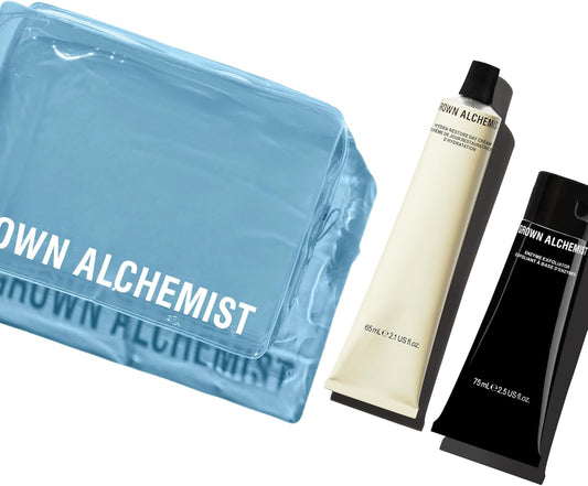 Grown Alchemist Exfoliate & Hydrate Duo - Skincare Holiday Gift Set Includes Facial Exfoliator For Dry Skin And Daily Face Moisturiser, Day Cream - Hydrating Beauty Products, Vegan Gifts For Women