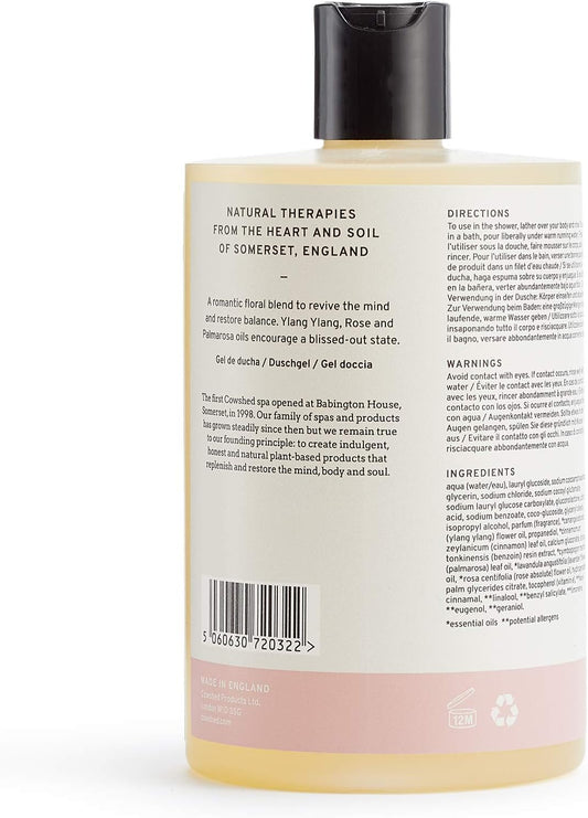 Cowshed Indulge Blissful Bath & Shower Gel - 500 Ml - Vegan Body Wash For Women | Parabens Free Spa Ladies Shower Gels | Moisturising Bath Gel For Women - Hydrating Natural Body Wash