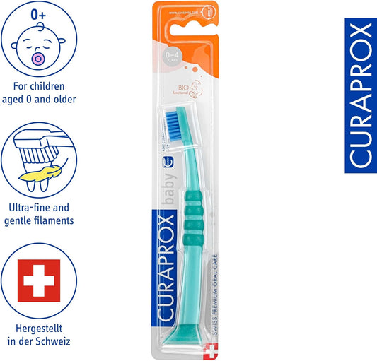 Curaprox Baby Toothbrush 0-4 Years,Color May Vary