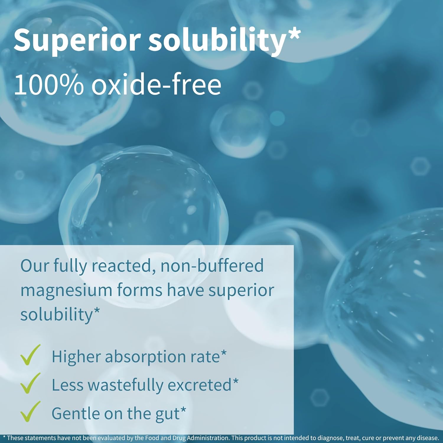 Advanced Triple Magnesium Complex, Fully Reacted & Chelated Glycinate, Taurate & Glycinate, Clean Label, High Bioavailability & Absorption, 60 Tablets, Vegan, Non-Buffered, by Igennus : Health & Household