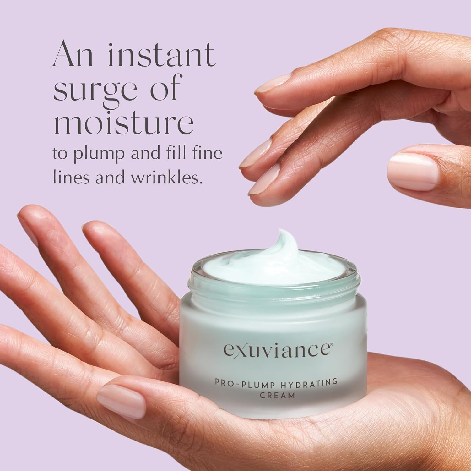 Exuviance Pro-Plump Hydrating Cream, Firming And Hydrating Anti Aging Moisturizer, For Fine Lines And Wrinkles, With Hyaluronic Acid And Peptide Complex, 1.6 Oz : Beauty & Personal Care