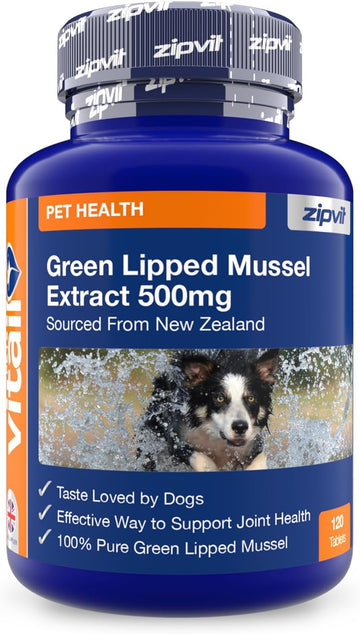 Green Lipped Mussel For Dogs, 500Mg. 120 Tablets. Formulated For Your Dogs Health And Vitality