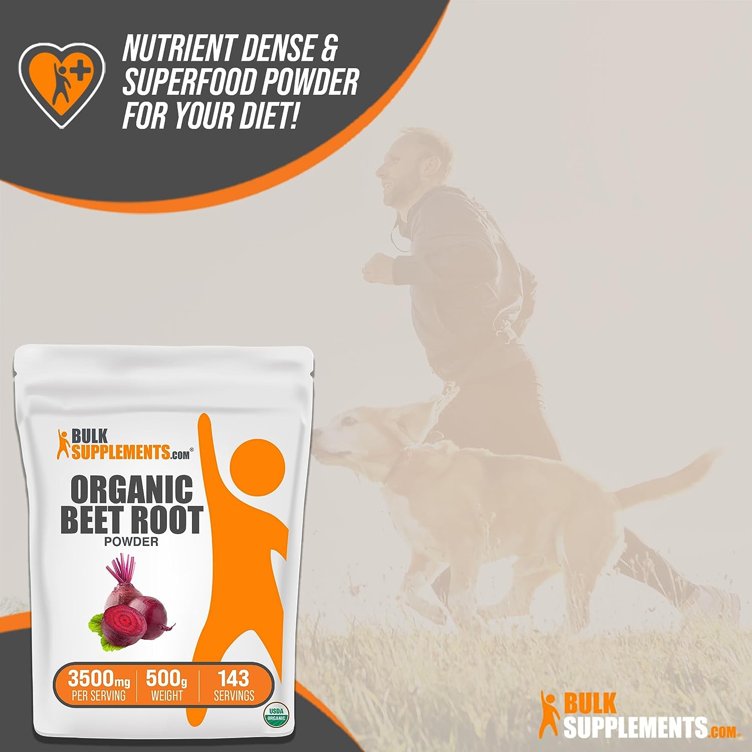 BULKSUPPLEMENTS.COM Organic Beet Root Powder - Beet Powder Organic, Be
