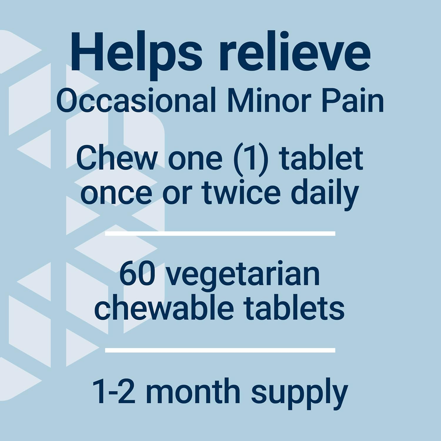 Life Extension Pea Discomfort Relief (Berry Flavor) For Occasional Minor Pain & Discomfort – Palmitoylethanolamide Supplement - Gluten-Free, Non-Gmo, Vegetarian – 60 Chewable Tablets : Health & Household