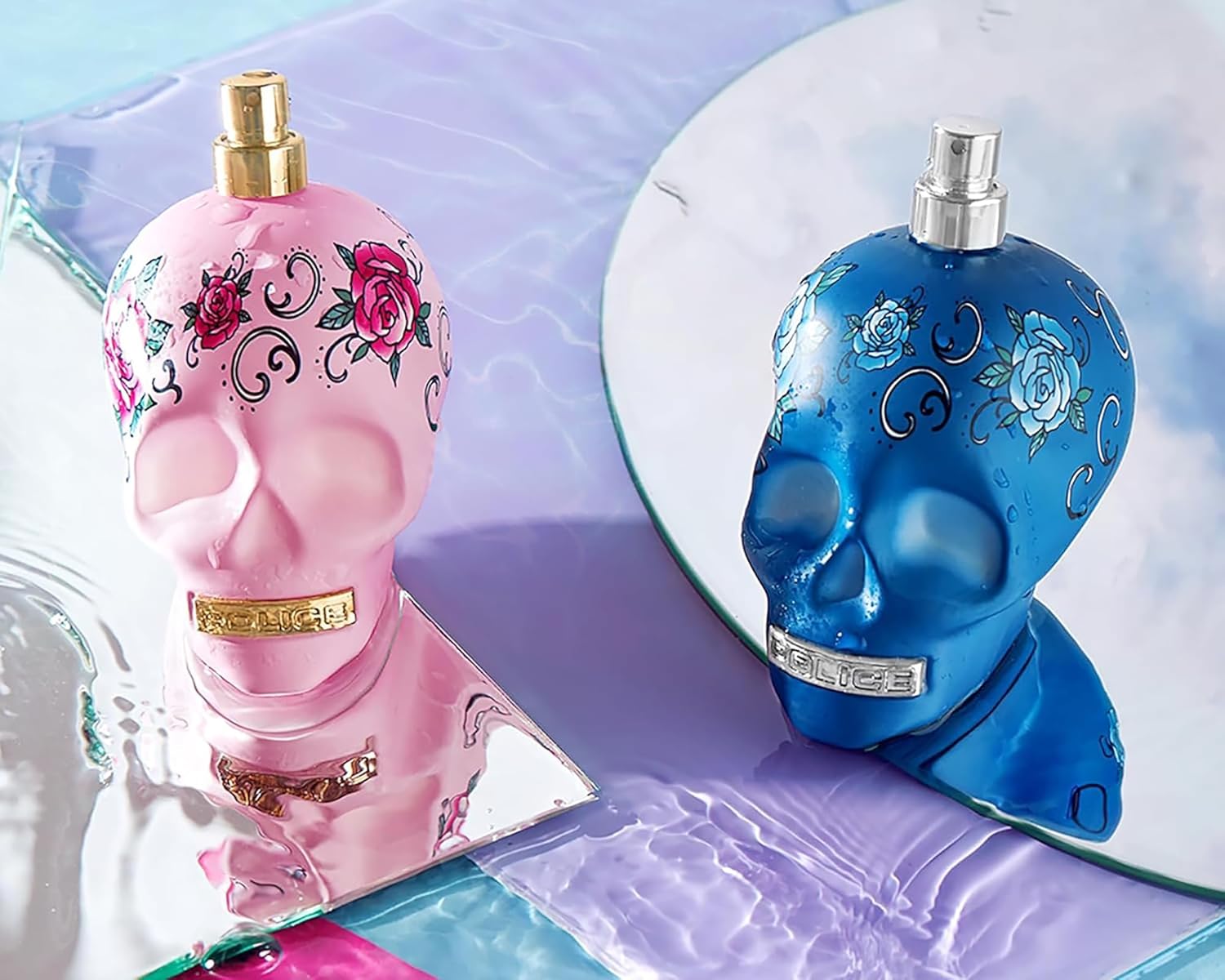 To Be Tattooart For Woman By Police - Fragrance For Women - Floral Fruity Gourmand Scent - Creamy Sandalwood And A Powdery-Sweet Marshmallow Accord - Eye-Catching Skull Bottle - 2.5 Oz Edp Spray : Beauty & Personal Care