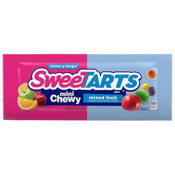Sweetarts Mini Chewy Candy, 1.8 Ounce Pouches (Pack Of 24)