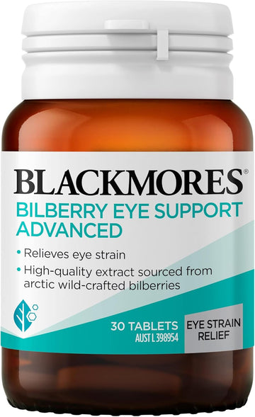 Blackmores Bilberry Eye Support 30 Tablets