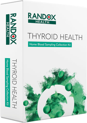 Thyroid Health Test | Thyroid Testing Kit | Thyroid Blood Test | Randox Health | Tsh, T4, T3, Anti-Tg, Anti-Tpo | At-Home Thyroid Test Kit | Personalised Health Report | Health Results In 2-3 Days