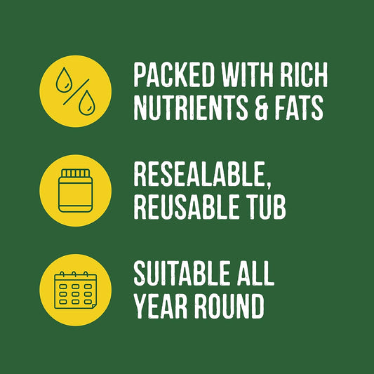 Fat Balls For Wild Birds (50) - High Energy Suet Feed, Nutritious, Great For Hanging Feeders, Attracts Birds To Garden All Year Round - Honeyfield'S