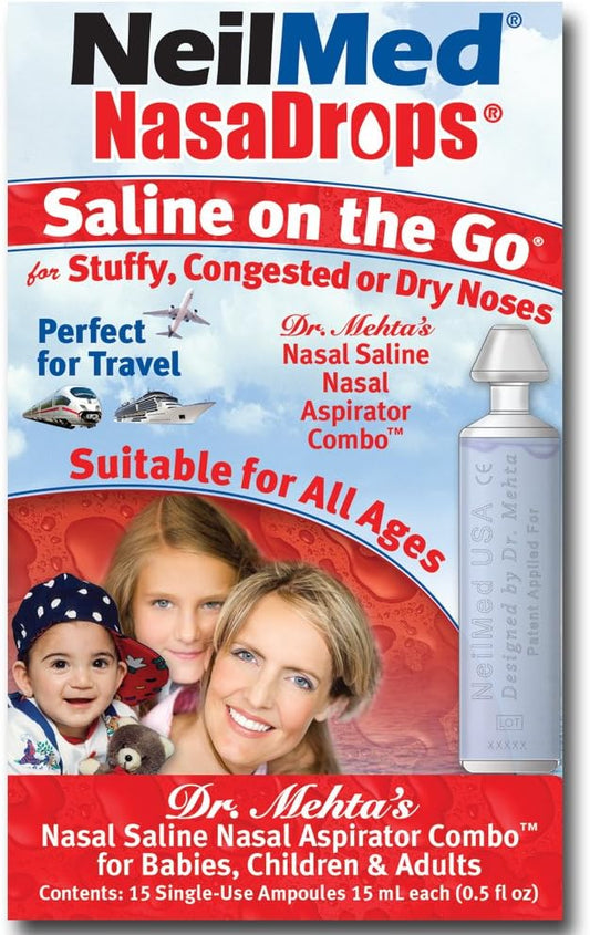 Neilmed Saline On The Go Nasadrops