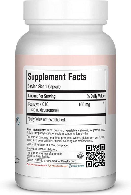 Maxi Health Co Q10 100Mg - Coenzyme Q10 Supplement - Heart Health - 90 Liquid Capsules - Kosher,Lcq