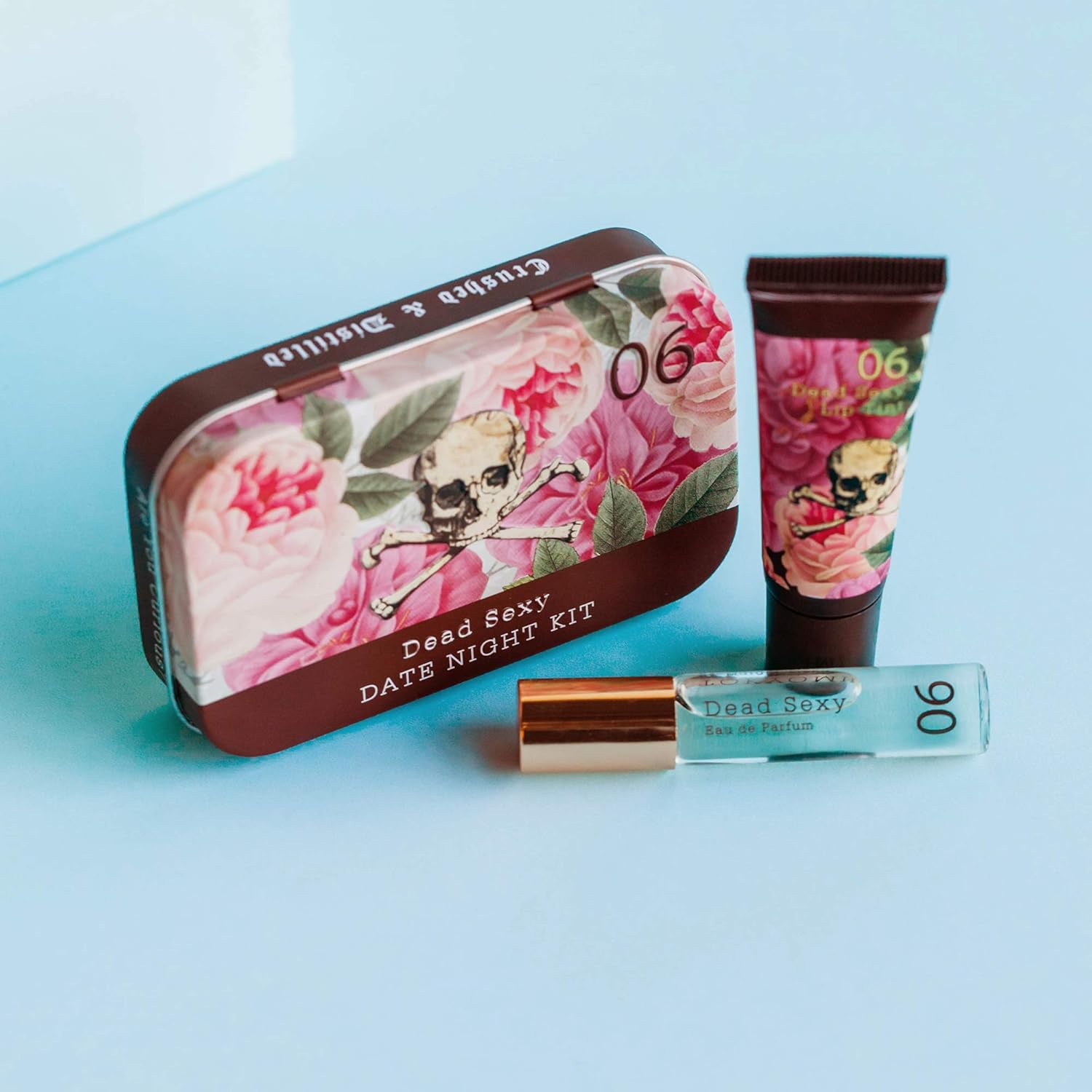 Tokyomilk Gin & Rose Water Flirt With Me Kit, Little Luxe Parfum & Petite Treat Handcreme, Citrus Zest, Rosewood, Mimosa, Mandarin, Luxury Gift Set, Travel Size Hand Lotion And Perfume : Beauty & Personal Care