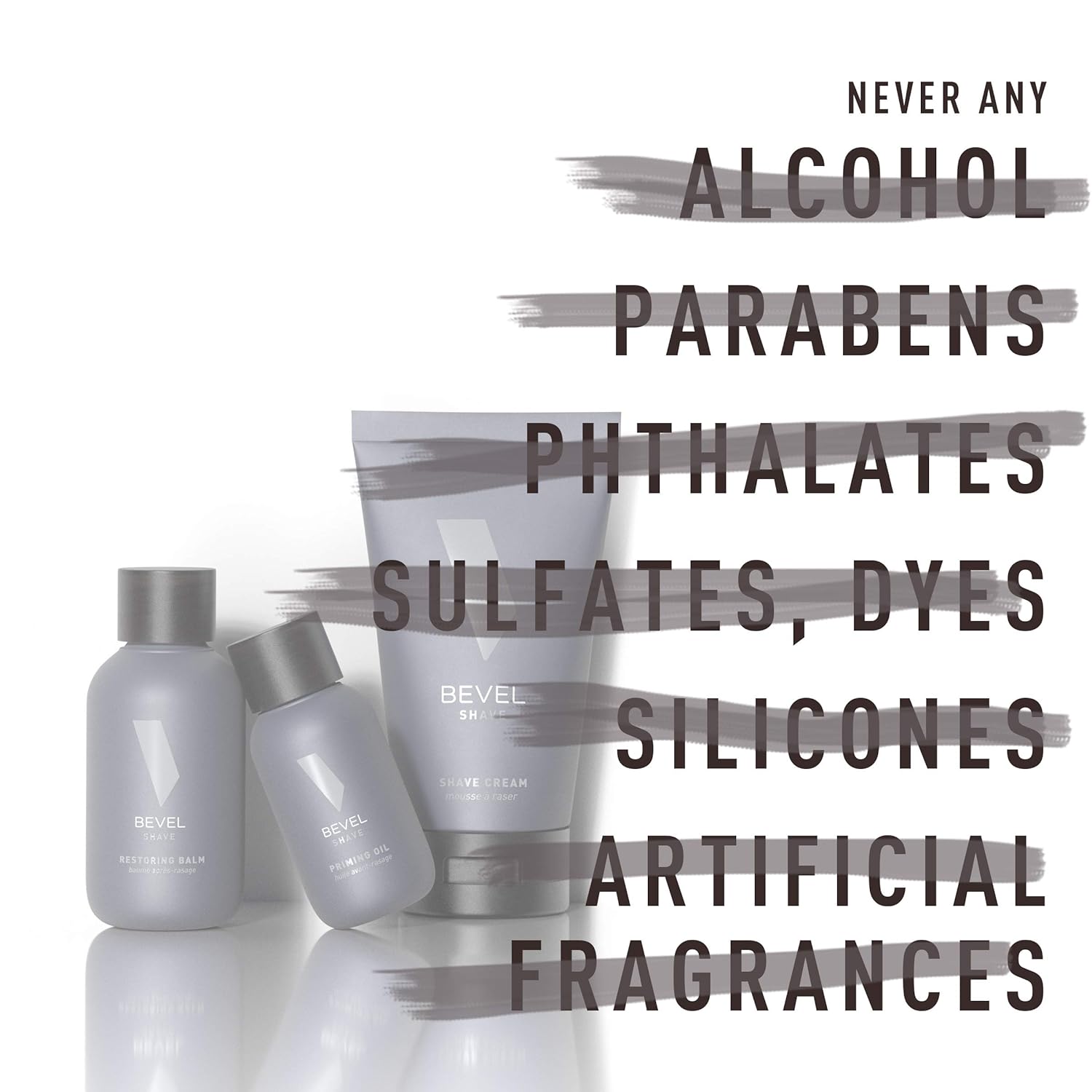 Shaving Brush and Shaving Cream Bundle by Bevel - Includes Vegan Hair Brush and Shaving Cream for Men, Works with Safety Razor, Prevents Razor Bumps : Beauty & Personal Care