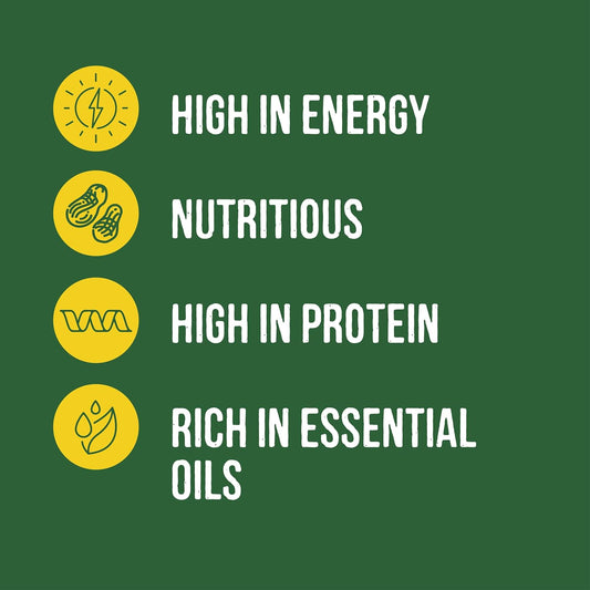 Bird Food - Nyjer Seed, High In Energy, Protein, And Oils, Great For Hanging Nyjer Seed Feeders, Can Be Fed On Its Own Or Added To Mixes, Bulk Bag (1.6Kg) - HoneyfieldāS71050361