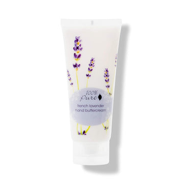 100% Pure French Lavender Hand Cream (Hand Buttercream), Dry Skin Hand Lotion, Made With Shea Butter, Natural Lotion For Dry Hands - 2 Fl Oz