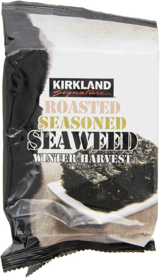 Kirkland Signature Roasted, Seasoned Seaweed Winter Harvest 3 X 17Gms