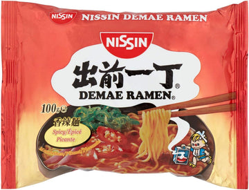 Nissin Demae Ramen Spicy Pack Of 5 X 100 G Bag