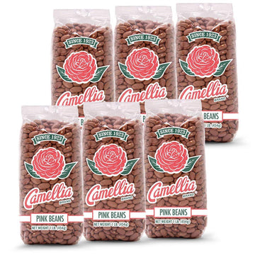 Camellia Brand Dried Pink Beans, 1 Pound (Pack Of 6)