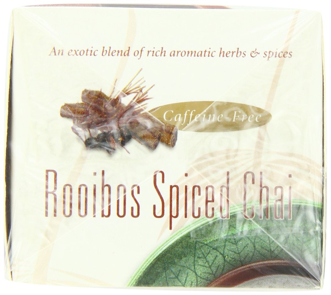 Davidson'S Organics, Rooibos Spiced Chai, 25-Count Tea Bags, Pack Of 6