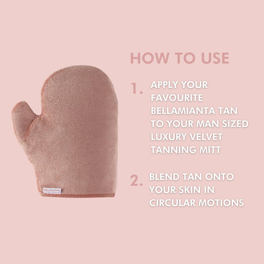 Bellamianta Luxury Velvet Man Sized Mitt