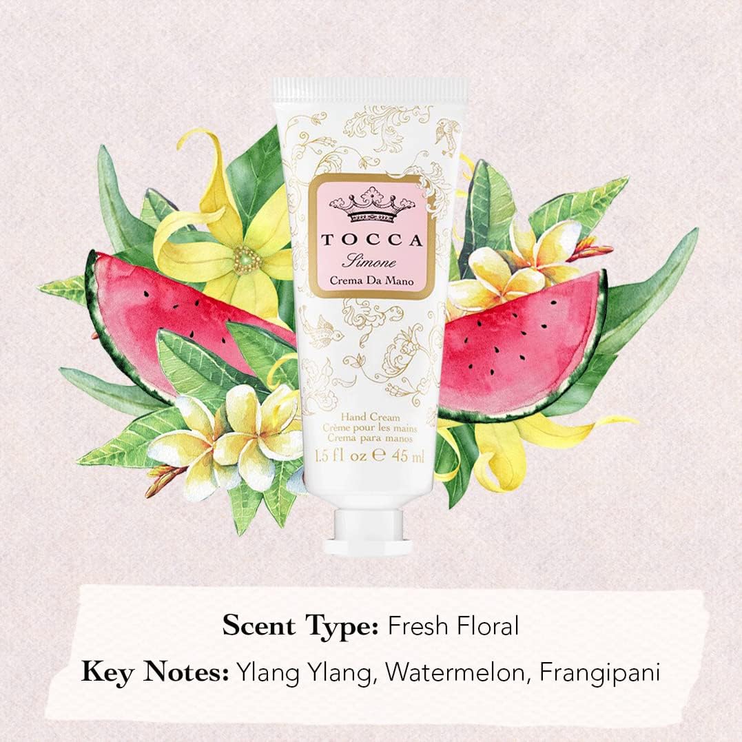 Tocca Garden Hand Cream Set Of 3 ($36 Value) - 45Ml (1.5 Fl Oz) Each - Crema Veloca Trio Includes Giulietta, Florence & Simone