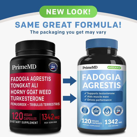 12-In-1 Testosterone Supplement For Men - Fadogia Agrestis And Tongkat Ali For Men With Horny Goat Weed - Men'S Health Supplement For Overall Male Well-Being With 1342Mg Per Serving (120 Capsules)