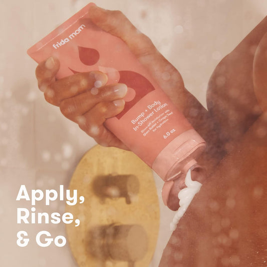 Bump + Body In-Shower Lotion - Moisturizing + Hydrating for Pregnant Dry & Stretched Skin - 6 oz