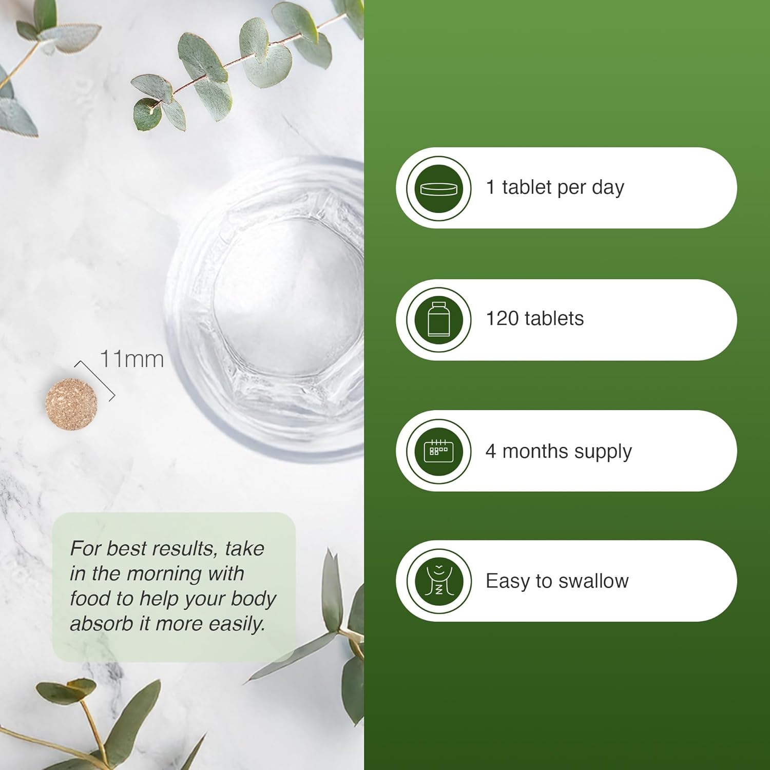 Zipvit Ginkgo Biloba 6000mg & Siberian Ginseng 600mg with Vitamin B3 & B5, Supports Energy & Mental Performance. 4 Months Supply, 120 Vegan Tablets, 1 a Day. : Amazon.co.uk: Health & Personal Care