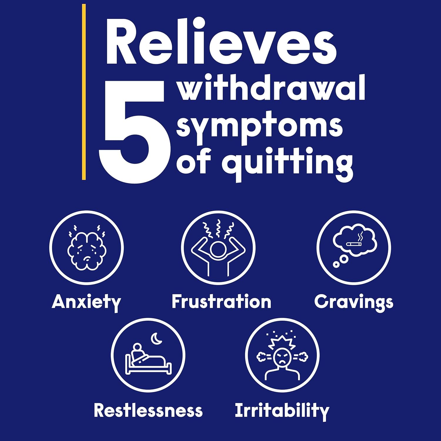 Nicotinell Nicotine Gum, Quit Smoking Aid, Fruit Flavour, 4 mg, 96 Pieces (Pack of 5) : Amazon.co.uk: Grocery