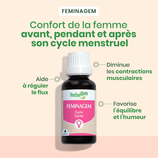 Herbalgem Organic Feminagem Cycle 30Ml