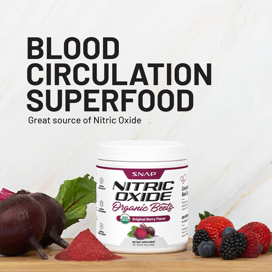 Snap Supplements Usda Organic Beet Root Powder Nitric Oxide Supplement