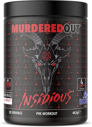 Murdered Out Pre Workout Insidious Bubblescum 463G