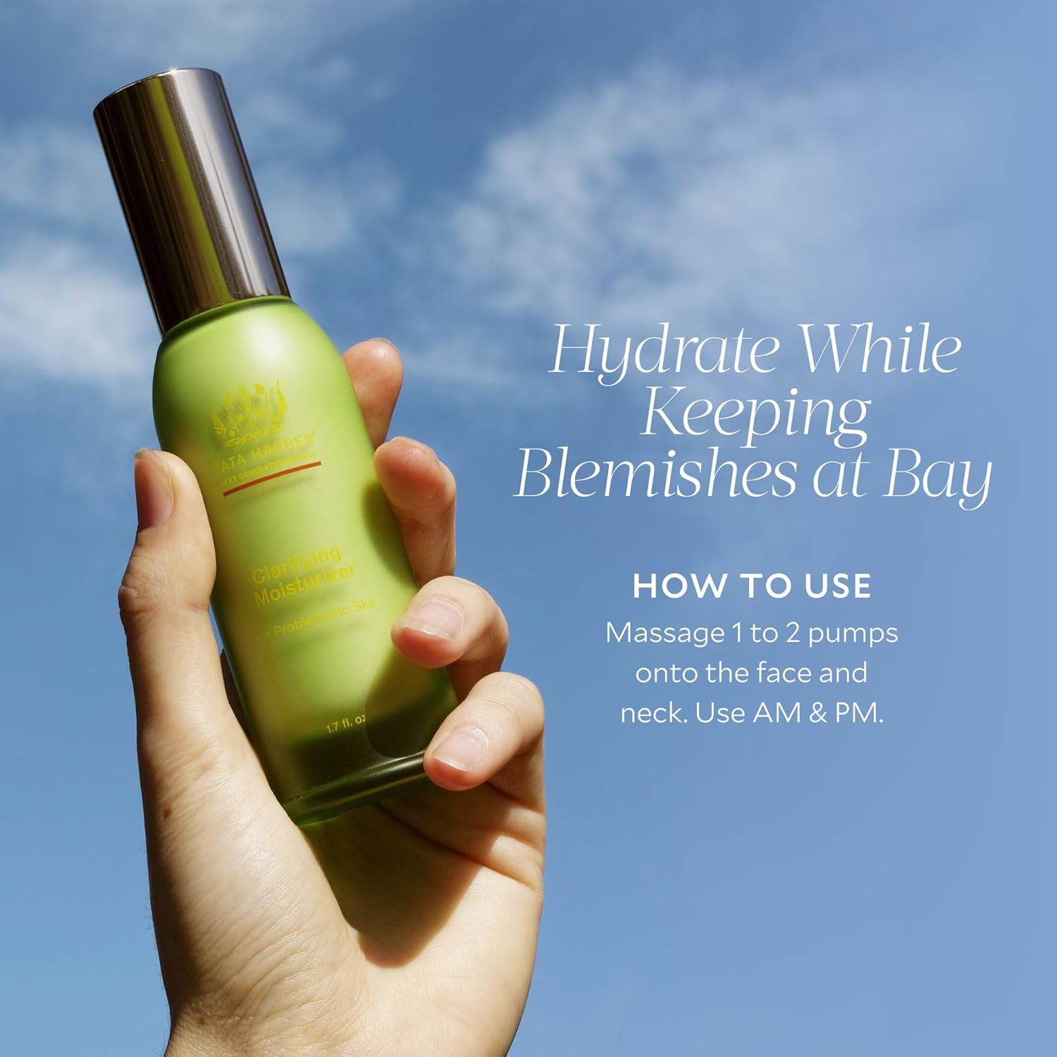 Tata Harper Clarifying Moisturizer, Natural Mattifying Moisturizer For Oily & Blemish-Prone Skin, Lightweight Face Cream, 50Ml : Beauty & Personal Care