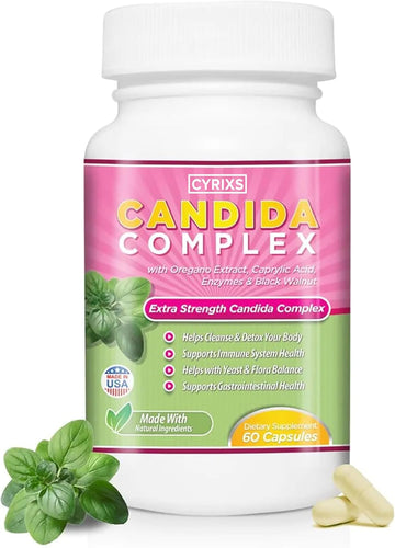 Candida Complex | Boost Your Immune System | All Natural Gut Cleanse With Herbs, Antifungals, Enzymes And Probiotics | Eliminates Candida | Prevents Reoccurrence