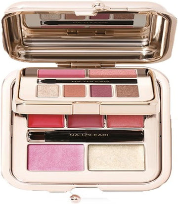 Naj Oleari Il Coin Purse Aqua Green Make-Up Palette For Face, Eyes And Lips