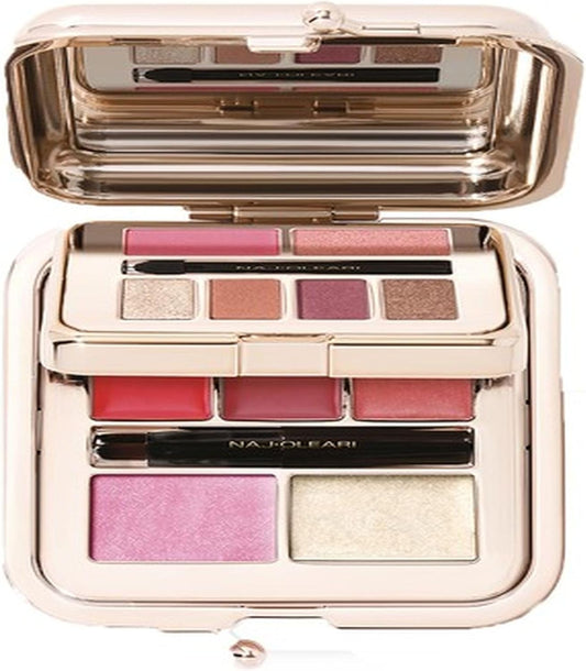 Naj Oleari Il Coin Purse Aqua Green Make-Up Palette For Face, Eyes And Lips