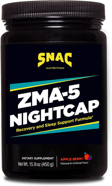 Zma®-5 Nightcap Rapid Recovery Sleep Supplement Drink Mix With 5-Htp - Zinc & Magnesium Support A Healthy Immune System, 450 Grams