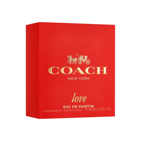 Coach Love Eau De Parfum - Long Lasting Fragrance With Notes Of Strawberry, Red Velvet Rose & Cedarwood 0.33 Fl. Oz