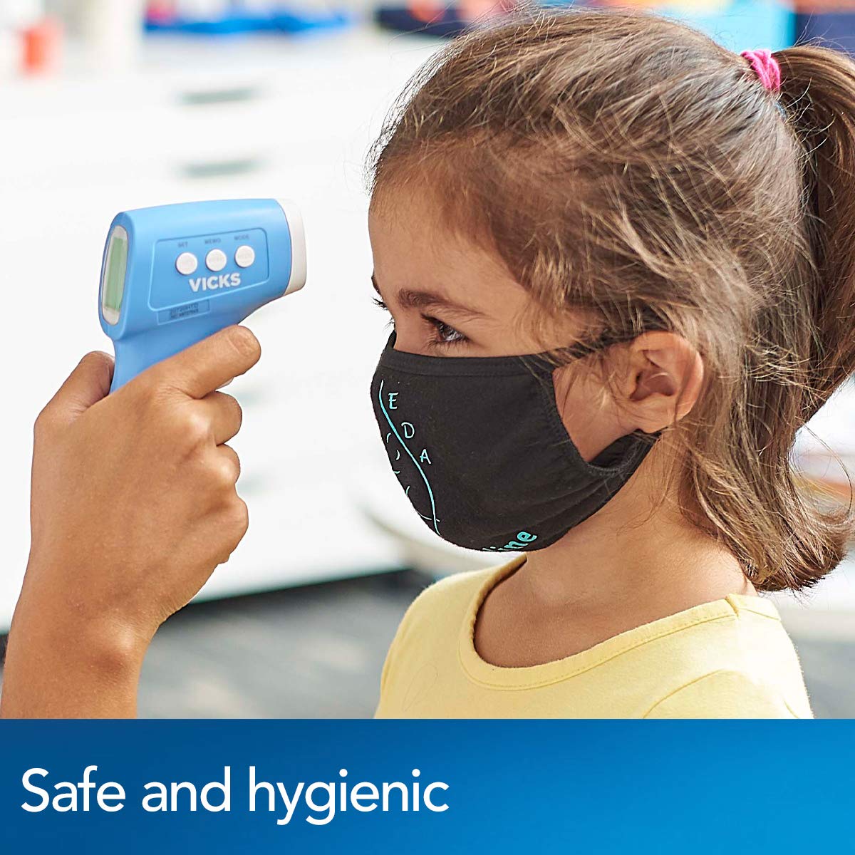 Vicks Non-Contact Infrared Thermometer for Forehead, Food and Bath – Touchless Thermometer for Adults, Babies, Toddlers and Kids – Fast, Reliable, and Clinically Proven Accuracy (Pack of 2) : Baby