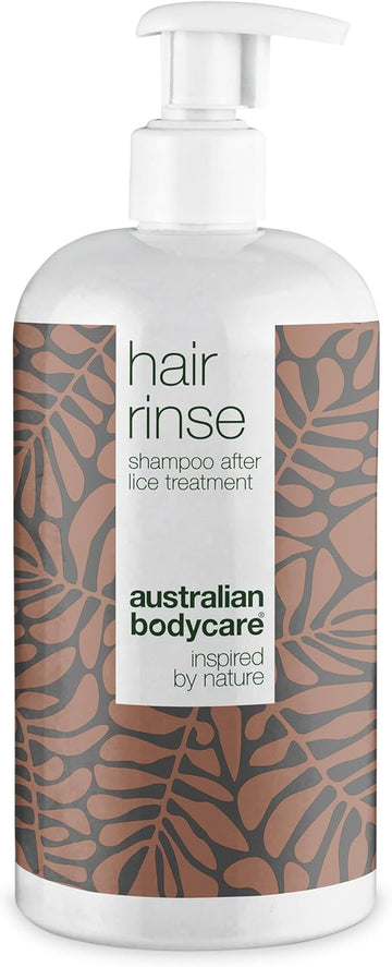 Australian Bodycare Hair Rinse 500Ml - Shampoo After Treatment For Lice | Tea Tree Oil Treatment Shampoo With 100% Pure Tea Tree Oil