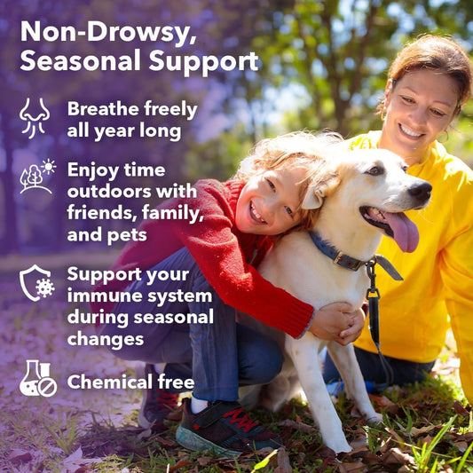 Breathe-X - Allergy & Sinus Relief Supplement - Supports Sinuses & Nasal Discomfort - Non-Drowsy & Fast-Acting - Quercetin, Bromelain, Citrus Bioflavonoids, Nettle Leaf & Vitamin C - 180 Capsules