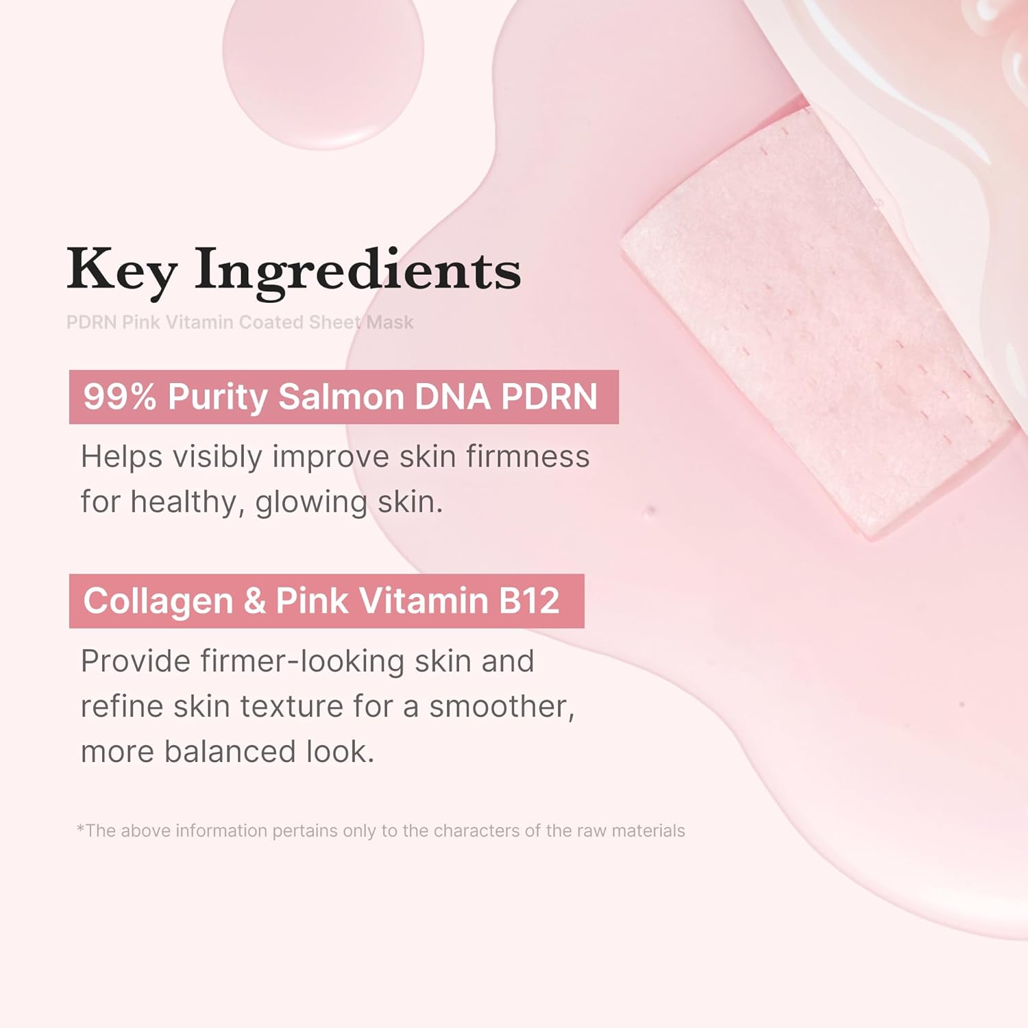 Medicube Salmon Dna Pdrn Pink Vita Coating Sheet Mask 10Ea - Korean Sheet Mask For Glass Skin - Luxurious Home Care Mask For Hydration, Firming, And Even Skin Tone, Korean Skin Care (22G 0.77 X 10Ea) : Beauty & Personal Care
