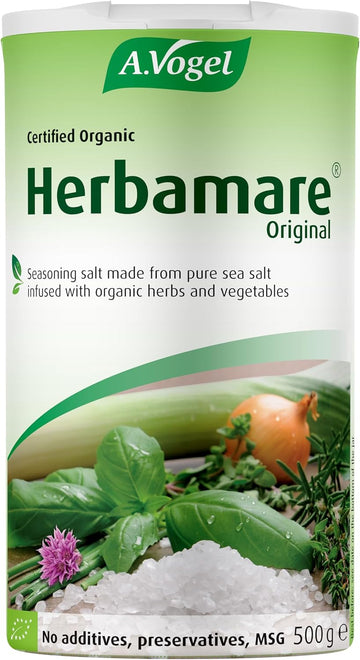 A.Vogel Herbamare Original Seasoning Salt 250G | Sea Salt With 12 Different Fresh Organic Vegetables & Herbs| Add Flavour To Cooking