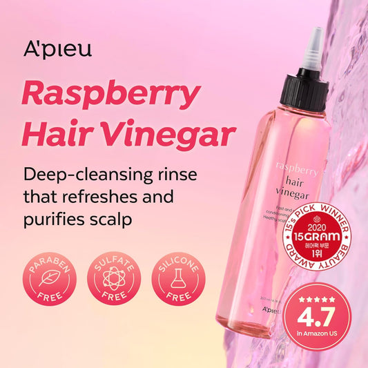 A'Pieu Mint Hair Vinegar Rinse 6.76 Fl Oz - Advanced Scalp Treatment For Oil Control, Korean Hair Care, Hydrating & Ph Balancing, Clarifies & Refreshes