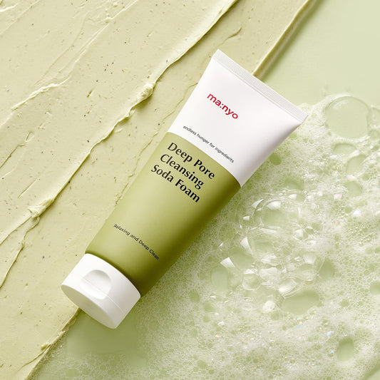 Ma:Nyo Vitamin C Soda Foam Cleanser | Deep Pore Cleansing Face Wash | Gentle And Non-Irritating | Korean Skincare For Men And Women, 5.0 Fl Oz (150Ml)