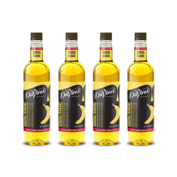 Davinci Gourmet Classic Banana Syrup, 25.4 Fluid Ounce (Pack Of 4)