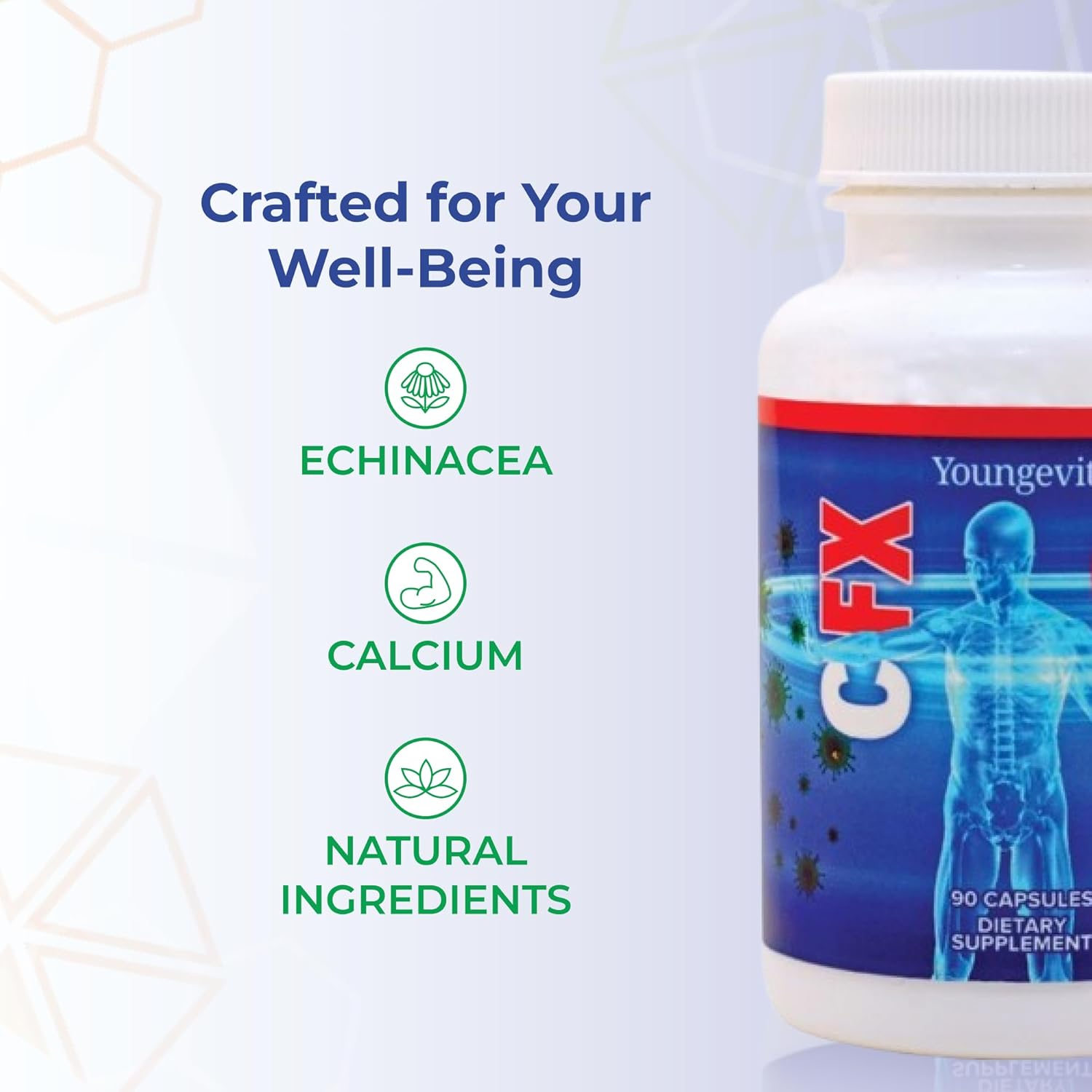 Buy Youngevity C-Fx - Vitamin C 500Mg, Echinacea Herb & Root For Immune Support Supplement (90 Capsules) On  Free Shipping On Qualified Orders