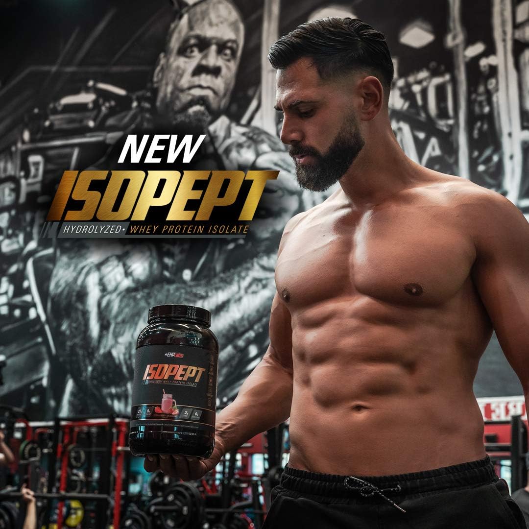 IsoPept Hydrolyzed Whey Protein Powder by EHPlabs - 100% Whey Protein