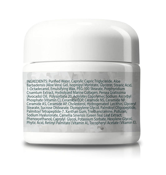 2X Nordic Skincare Cream - 2 Month Supply - Anti Aging Face Cream - Firm & Hydrate - Vitamin A, Collagen, & Ceramide Infused Anti-Aging Moisturizing Cream - Anti-Wrinkle - Vitamin C For Dark Spots